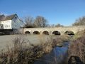 Alte Brücke über die <!--LINK'" 0:40--> in <a class="mw-selflink selflink">Vach</a> im Jahr 2019