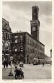 Blick auf den Kohlenmarkt mit Rathaus und Kaufhaus Tietz, gel. 1938