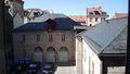 Rathaus Fürth - Blick in den Innenhof und Nebengebäuden mit Schieferdachlandschaft Richtung <!--LINK'" 0:42-->. Noch ohne das Architekturwunder <!--LINK'" 0:43--> - 2014
