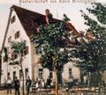 Die ehemalige Gastwirtschaft von Adam Brandstätter in Ronhof, in den 1920er Jahren