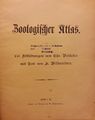 Zoologischer Bilderatlas mit Texten von Hans Wildensinn. <!--LINK'" 0:41-->, um 1910
