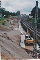 S-Bahn-Bau, von der Brücke Cadolzburger Straße aus gesehen