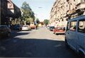 Kanalarbeiten in der <!--LINK'" 0:90-->, rechts Häuserzeile Vacher Straße 6-14, links <!--LINK'" 0:91--> und <!--LINK'" 0:92--> im September 2003