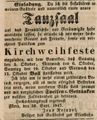 Zeitungsanzeige des Wirts <a class="mw-selflink selflink">zur Eisenbahn</a>, <!--LINK'" 0:8-->, Oktober 1847