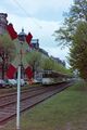 Linie 21 auf der alten Ludwigsbahn-Trasse in Richtung Nürnberg (1981).