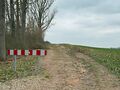 Mittelalterliche Straße nach Cadolzburg über Burgfarrnbach in der Egersdorfer Straße, Mrz 2024