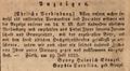 Heiratsanzeige von <!--LINK'" 0:17--> und <a class="mw-selflink selflink">Carolina Stengel</a>, Juli 1825.