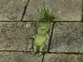 Street Art Zeichnungen des amerikanischen Künstlers David Zinn in der Fürther Innenstadt, Mai 2019