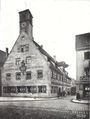 Gaststätte „Zum roten Roß“, Waagstraße 1, Aufnahme um 1907
