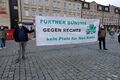 Bündnis gegen Rechts am 1. Mai-Kundgebung in der Innenstadt, Mai 2021