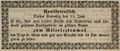 Werbeannonce für eine Kunstaustellung im "", Juni 1843