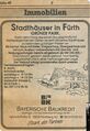 Inserat der neuen Stadthäuser im ehem. <!--LINK'" 0:69-->, 1987