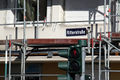 Straßenschild in der <a class="mw-selflink selflink">Ritterstraße</a>, 2017