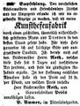 Werbeanzeige von <!--LINK'" 0:6--> für seine Hefenfabrik, Juli 1855