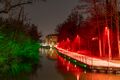 "Rotlichtbezirk" der Uferpromenade im März 2024