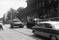 Panne eines amerikanischen Panzers in der Schwabacher Straße (1959).