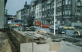 vorbereitende Tiefbauarbeiten in der Gebhardtstr. für U-Bahnbau, mit Gaststätte <!--LINK'" 0:87-->, April 1979
