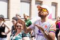 Philipp Abel auf dem 1. Christopher Street Day in Fürth, Juli 2024