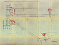 Geplanter Verbindungsgang vom Grünerkeller zum Klinkum Fürth, nie realisiert. Hier die Planungen von November 1944.