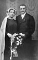 Hochzeit Besitzer Ehepaar Johann und Anna Regina Leipold, geborene Ulrich vom Bauernhof alte Nr. 28 heute <!--LINK'" 0:56-->, Aufnahme von 1925