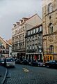 Die Ludwig-Erhard-Straße mit dem Café Fürst, Dez. 1994