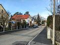 Blick Richtung Norden durch die Talpromenade in Stadeln, Dezember 2022