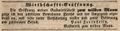 Werbeanzeige der Gaststätte "<!--LINK'" 0:9-->" im Fürther Tagblatt, August 1838.