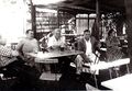 Im Biergarten zur ehem. Gaststätte Gifthütte in Ronhof, ca 1950