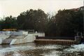 Stau- und Triebwerksanlage an der Foerstermühle, Aug. 1989