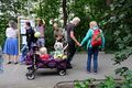 Gäste bei der Veranstaltung Fürth im Übermorgen im Stadtpark, Juli 2021