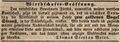 Eröffnung "<a class="mw-selflink selflink">Zum goldenen Vogel Strauß</a>" in der , August 1838