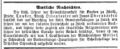 Oberndorfer als Lehrer an der Realschule, Fürther Tagblatt 10.8.1866