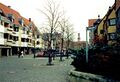 Blick vom Paisleyplatz (ehemals) über den Löwenplatz, November 1990