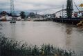 Hochwasser im <a class="mw-selflink selflink">Wiesengrund</a> von der <!--LINK'" 0:133--> aus im Februar 1999