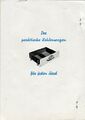 Prospektrückseite der Fa. Stanz- und Emaillierwerk Schricker & Co. Vach über Fürth für Sonnen-Email Töpfe und Ware, ca. 1950