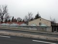 Ehem. Kinderhort der Arbeiterwohlfahrt mit Sgraffiti an der Fassade, inzwischen durch ein Neubau ersetzt, 2004