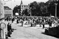 Foto von der Fürther Freiheit mit Blick Parkhotel, ca. 1940