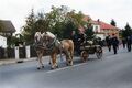 125jähriges Gründungsfest der FFW Stadeln. Festzug in der <!--LINK'" 0:298--> mit Schlauchwagen der FFW Eltersdorf, 27. September 1998