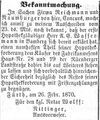 Betreff Konkurs der <!--LINK'" 0:15-->, März 1870