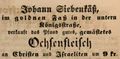 Zeitungsanzeige von <!--LINK'" 0:13-->, Januar 1849