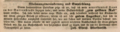 Neueröffnung der Gastwirtschaft "Zum goldnen Rad" von Joh. Christoph Blutharsch in der Gartenstraße, Oktober 1845