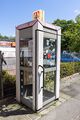 Vermutlich eine der letzten Telefonzelle im Stadtgebiet, Aug. 2024