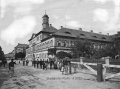 Das <a class="mw-selflink selflink">Alte Krankenhaus</a> an der  51 vor der Jahrhundertwende.