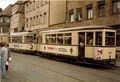 Straßenbahn am letzten Betriebstag in Fürth, Jun. 1981