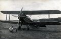 Doppeldecker-Flugzeug in Fürth am Flughafen-Atzenhof, ca. 1925