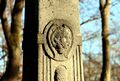 Evangelistenbrunnen am Städtische Friedhof, Jan. 2022