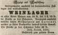 Zeitungsanzeige von <!--LINK'" 0:21-->, Wirt <!--LINK'" 0:22-->, Dezember 1843