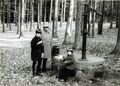 Der Brunnen beim Felsenkeller im Stadtwald, April 1970