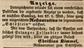 Eröffnung der Restauration <!--LINK'" 0:6-->, April 1850