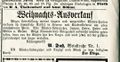 Werbung im <!--LINK'" 0:23--> vom 7.12.1884. Komplette Zeitung unter <!--LINK'" 0:24--> vorhanden und nachlesbar.